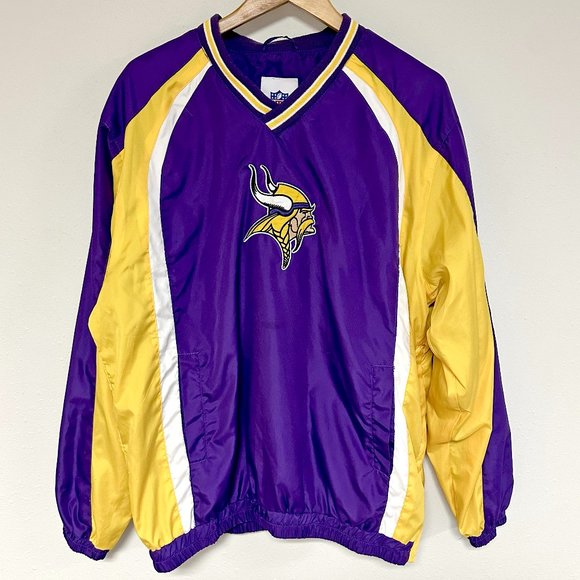 VTG NFL Vikings Pullover Windbreaker